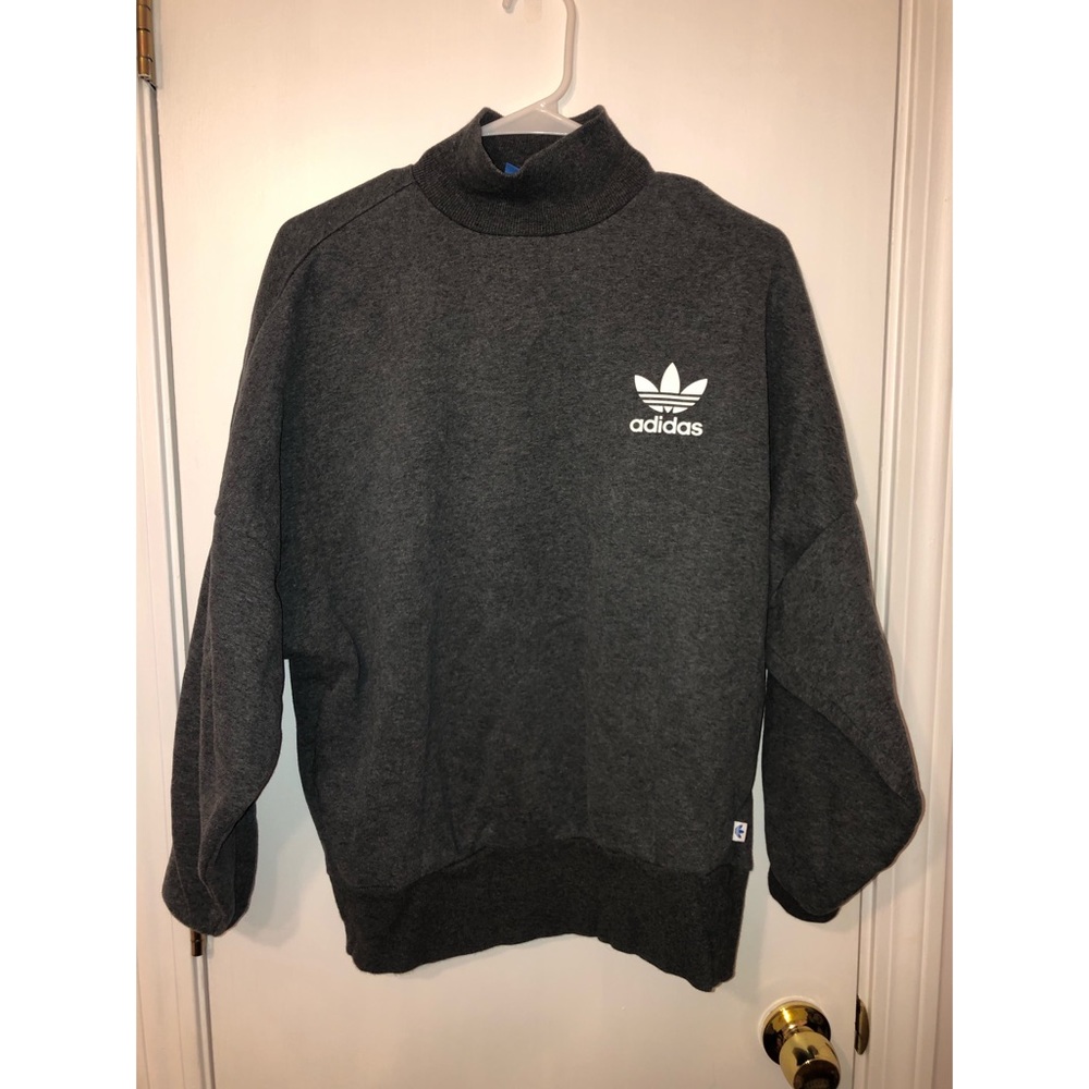 ADIDAS OVERSIZED TURTLE NECK SWEATSHIRT